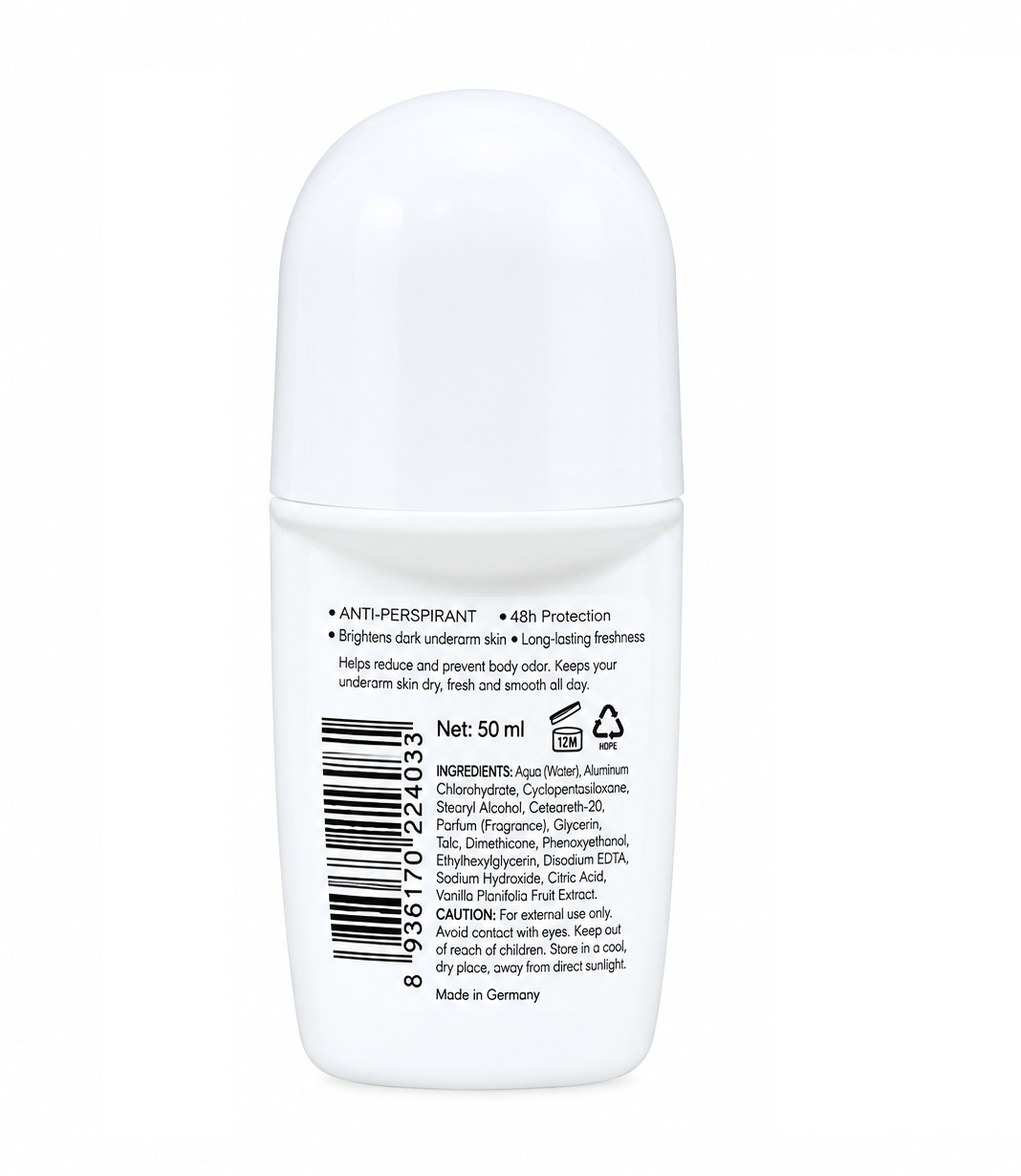 Lăn khử mùi Bettina Barty Vanilla, 50ml Lăn khử mùi Bettina Barty Vanilla, 50ml