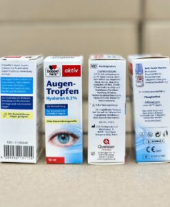 Thuốc nhỏ mắt Doppelherz Augen-Tropfen Hyaluron 0,2 %, 10ml