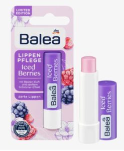 Son dưỡng Balea Lippenpflege Iced Berries hương mâm xôi, 4,8 g