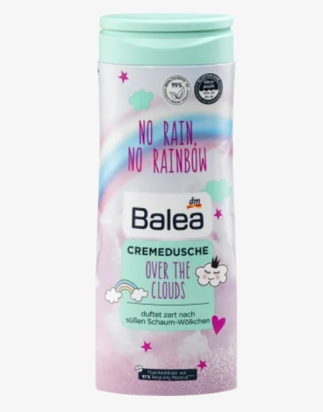 Sữa tắm Balea Cremedusche Over the Clouds hương vani chanh, 300ml