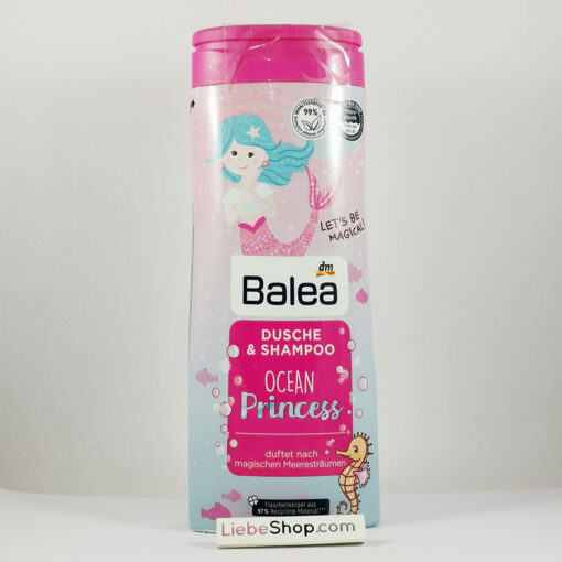 Sữa tắm gội Balea Dusche & Shampoo Ocean Princess bé gái, 300ml