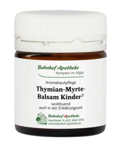 Dầu bôi ấm ngực Thymian Myrte Balsam Kinder giữ ấm, ngừa cảm lạnh cho trẻ sơ sinh, trẻ em, 30ml