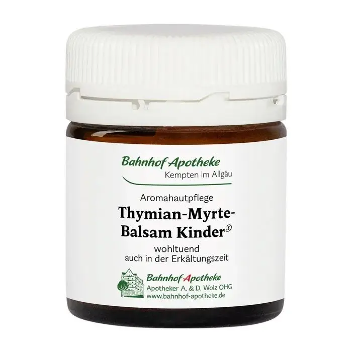 Dầu bôi ấm ngực Thymian Myrte Balsam Kinder giữ ấm, ngừa cảm lạnh cho trẻ sơ sinh, trẻ em, 30ml