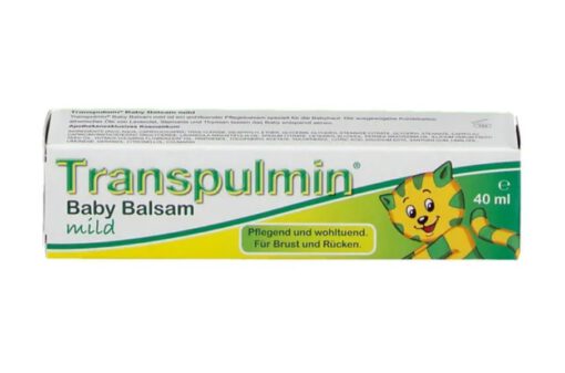 Kem bôi ấm ngực Transpulmin Baby Balsam mild, 40ml