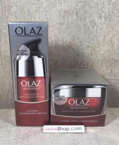 SET dưỡng da Olaz Regenerist 3-Zonen serum và kem ngày chống lão hóa, 1 set