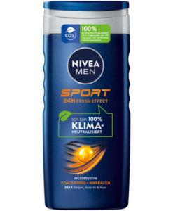 Tắm gội nam NIVEA MEN Sport, 250 ml