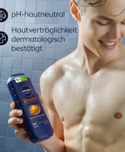 Tắm gội nam NIVEA MEN Sport, 250 ml