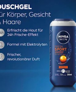Tắm gội nam NIVEA MEN Sport, 250 ml