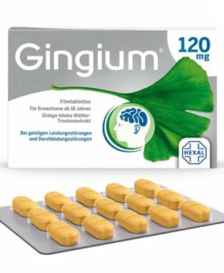 Viên uống bổ não Gingium 120 mg, 60 viên