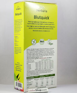 Siro sắt hữu cơ Herbaria Blutquick bổ sung sắt và vitamin, 500ml