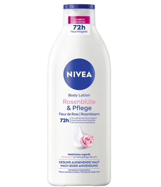 Sữa dưỡng thể Nivea Body Lotion Rosenblüte hoa hồng, 400ml