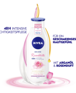 Sữa dưỡng thể Nivea Body Lotion Rosenblüte hoa hồng, 400ml