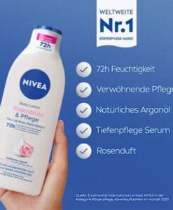 Sữa dưỡng thể Nivea Body Lotion Rosenblüte hoa hồng, 400ml