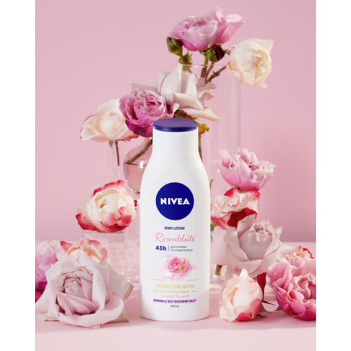 Sữa dưỡng thể Nivea Body Lotion Rosenblüte hoa hồng, 400ml