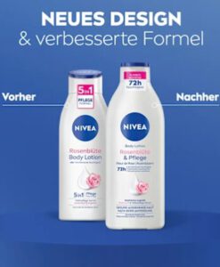 Sữa dưỡng thể Nivea Body Lotion Rosenblüte hoa hồng, 400ml