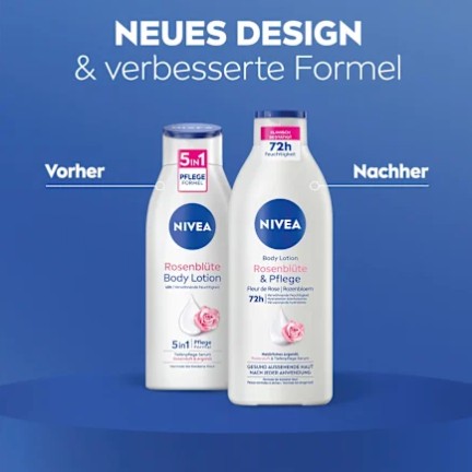 Sữa dưỡng thể Nivea Body Lotion Rosenblüte hoa hồng, 400ml