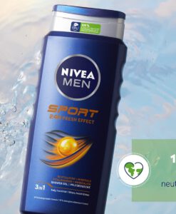 Tắm gội nam NIVEA MEN Sport, 400 ml