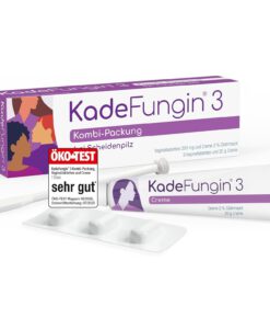 Thuốc đặt phụ khoa KadeFungin 3 Kombi-packung điều trị viêm nhiễm phụ khoa + kem bôi, 1 hộp
