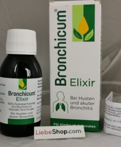 Siro ho Bronchicum Elixir trị ho, long đờm, bổ phế, 100ml