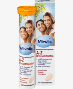 Viên sủi vitamin tổng hợp Mivolis A-Z bổ sung 23 vitamin và khoáng chất, 20 viên