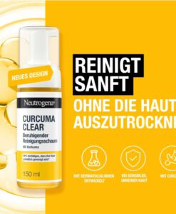 Sữa rửa mặt tinh chất nghệ Neutrogena Curcuma Clear, 150ml