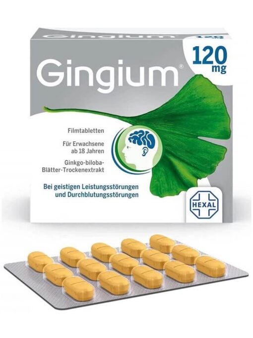 Viên uống bổ não Gingium 120 mg, 120 viên