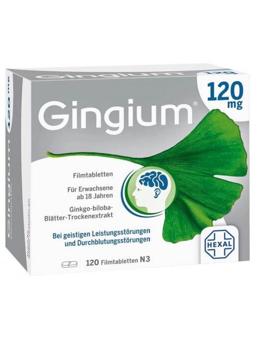 Viên uống bổ não Gingium 120 mg, 120 viên