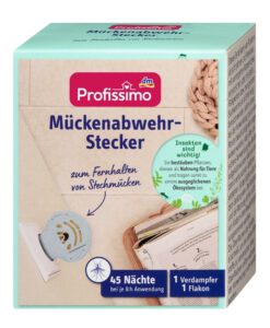 Bộ tinh dầu cắm điện đuổi muỗi Profissimo Mückenstecker, 1 set