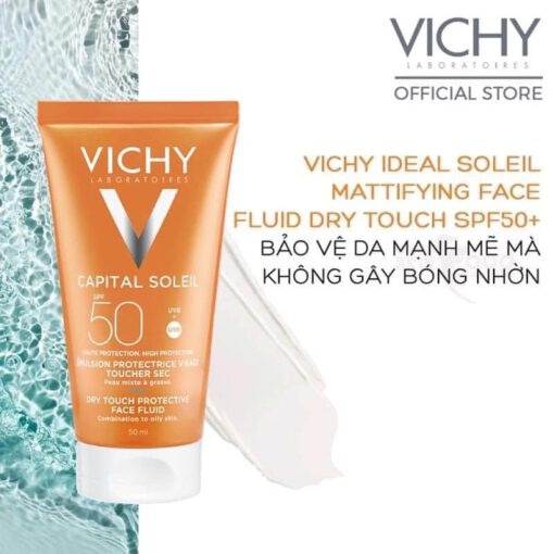 Kem chống nắng Vichy Capital Soleil SPF50 không nhờn dính, 50ml