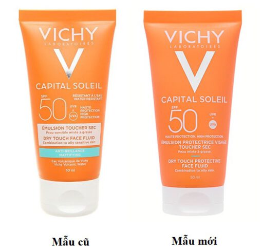 Kem chống nắng Vichy Capital Soleil SPF50 không nhờn dính, 50ml