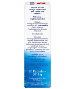 Viên nang dầu cá Doppelherz Omega-3 1400mg, 30 viên