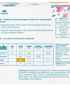 Băng vệ sinh Tampon o.b. Original Normal, 64 chiếc