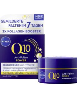 Kem dưỡng da Nivea Q10 Anti-Falten Power Regenerierend ban đêm, 50 ml