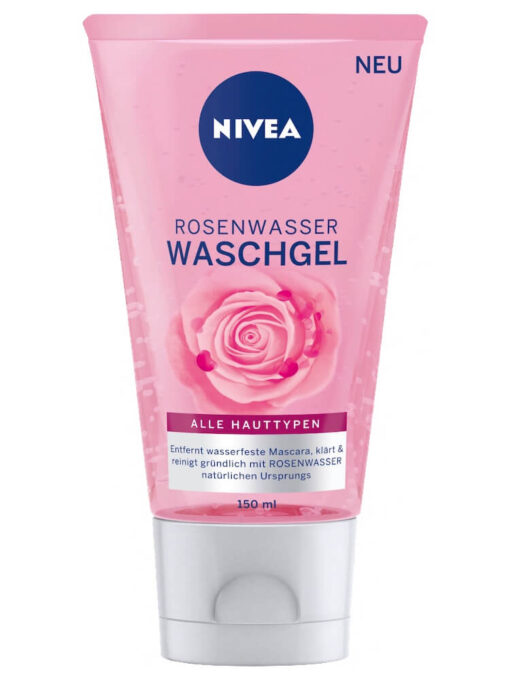 Sữa rửa mặt NIVEA Rosenwasser Waschgel chiết xuất hoa hồng, 150ml