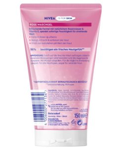 Sữa rửa mặt NIVEA Waschgel Rose chiết xuất hoa hồng, 150ml