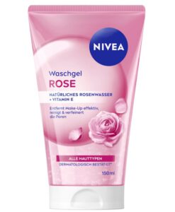 Sữa rửa mặt NIVEA Waschgel Rose chiết xuất hoa hồng, 150ml
