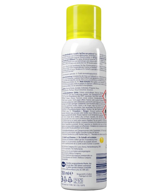 Xịt khử mùi hôi chân Scholl Fuss Deo Fresh Step Extra Frisch, 150 ml Xịt khử mùi hôi chân Scholl Fuss Deo Fresh Step Extra Frisch, 150 ml