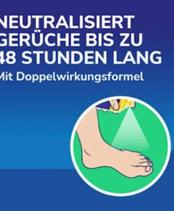 Xịt khử mùi hôi chân Scholl Fuss Deo Fresh Step Extra Frisch, 150 ml