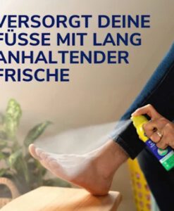 Xịt khử mùi hôi chân Scholl Fuss Deo Fresh Step Extra Frisch, 150 ml