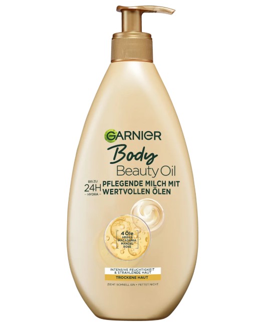Sữa dưỡng thể Garnier Body Oil Beauty cho da khô, 400ml