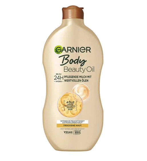 Sữa dưỡng thể Garnier Body Oil Beauty cho da khô, 400ml