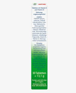 Viên uống Doppelherz Vitamin K2 + D3 2500 I.E., 30 viên