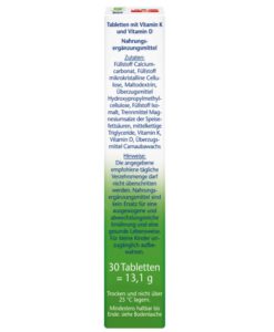 Viên uống Doppelherz Vitamin K2 + D3 2500 I.E., 30 viên