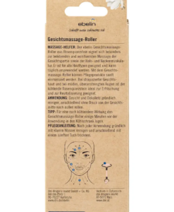 Cây lăn mặt Ebelin Gesichtsmassage-Roller thạch anh hồng, 1 chiếc