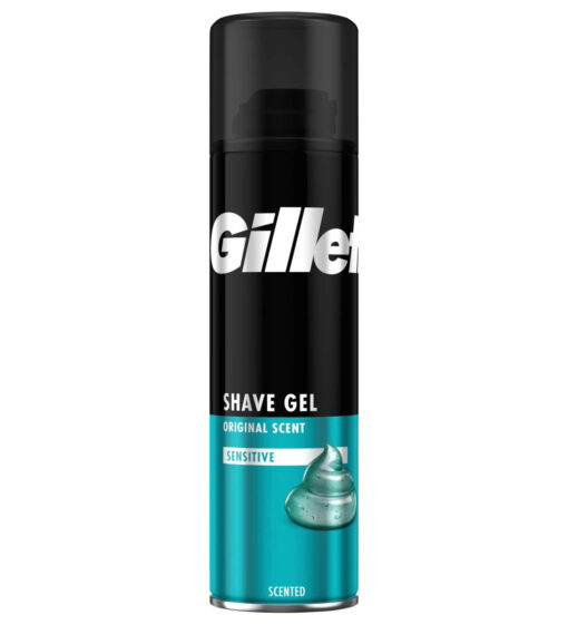 Gel cạo râu Gillette Rasiergel Sensitive cho da nhạy cảm, 200 ml