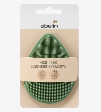 Miếng rửa mặt Ebelin Pinsel und Reinigungspad silicon, 1 chiếc - Hàng Đức LiebeShop.com