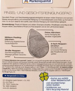 Miếng rửa mặt Ebelin Pinsel und Reinigungspad silicon, 1 chiếc