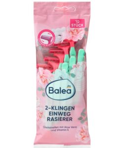 SET Dao cạo Balea 2-Klingen Einweg Rasierer lưỡi kép cho nữ, 10 chiếc