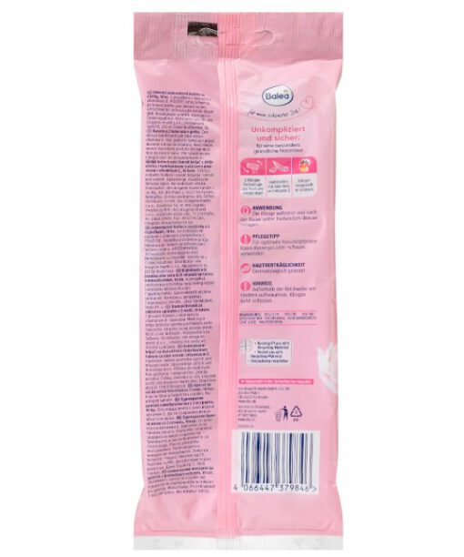 SET Dao cạo Balea 2-Klingen Einweg Rasierer lưỡi kép cho nữ, 10 chiếc