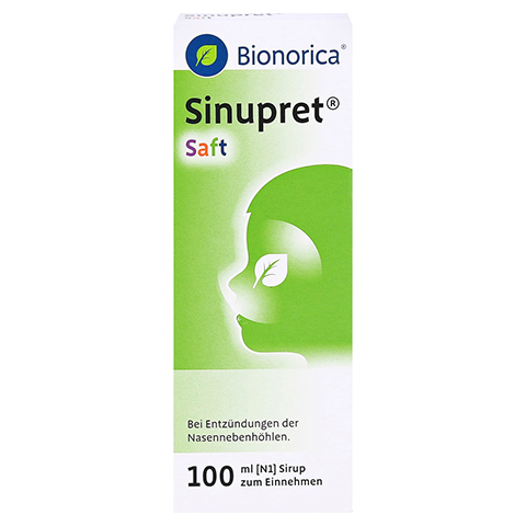 Siro Sinupret Saft thảo dược trị sổ mũi, viêm xoang, 100ml